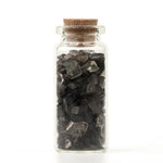 Mini Glass Wishing Bottles Natural Chip Stones Healing Crystal Decoration Lucky Drifting Bottle