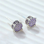 Luxury Full Crystal Round Earrings