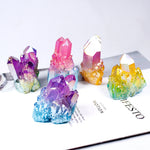 Natural Crystal Quartz color Cluster Stone