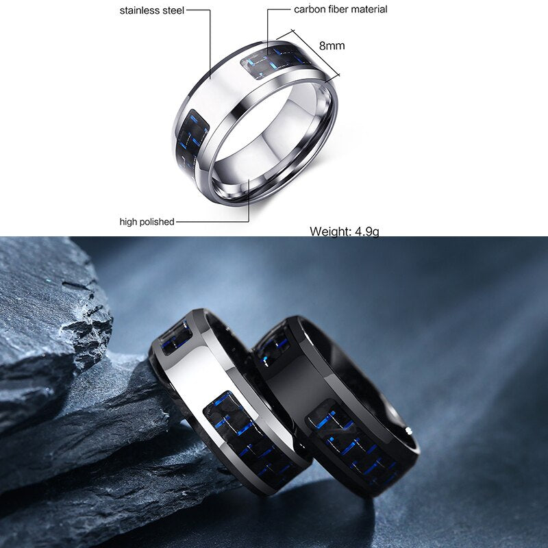 Carbon Fiber Ring For Man