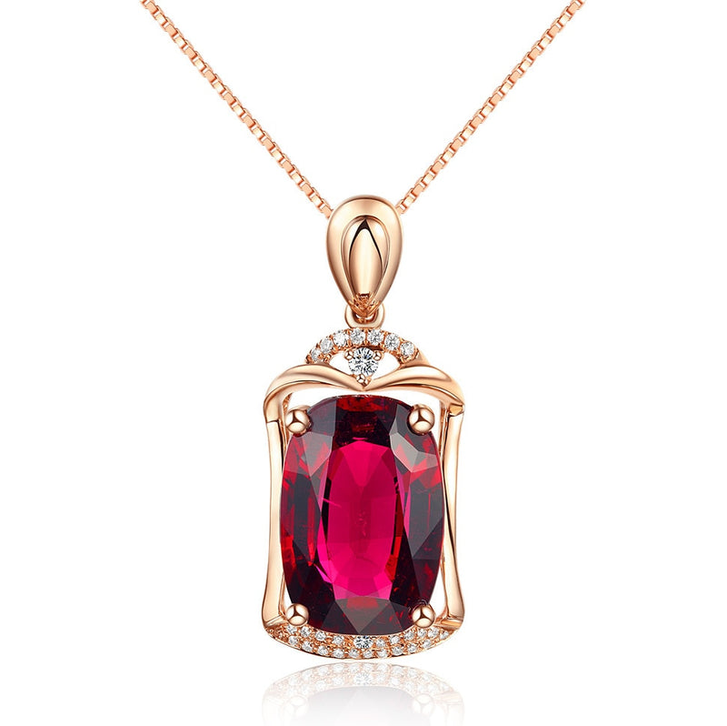 Ruby Treasure Pendant Necklace