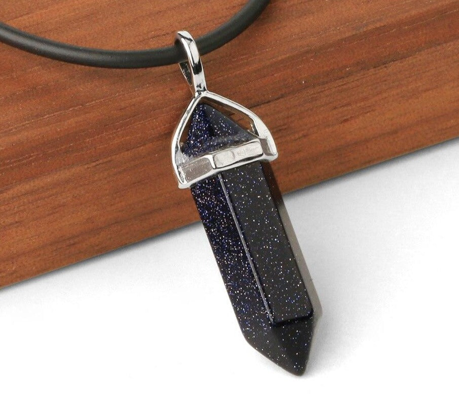 Raw Crystal Pendant Natural Stone Women Necklaces