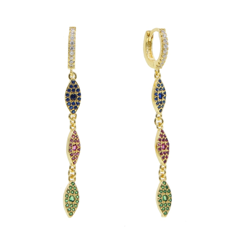 long dangle drop earring