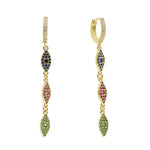 long dangle drop earring