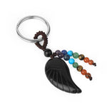 7 Chakras Natural Healing Crystal Keychain
