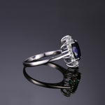 Princess Diana 925 Sterling Silver Engagement Ring