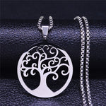 Tree of Life Stainless Steel Necklace