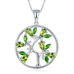 Peridot Tree Pendant