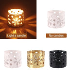 Christmas Lron Hollow Candle Holder