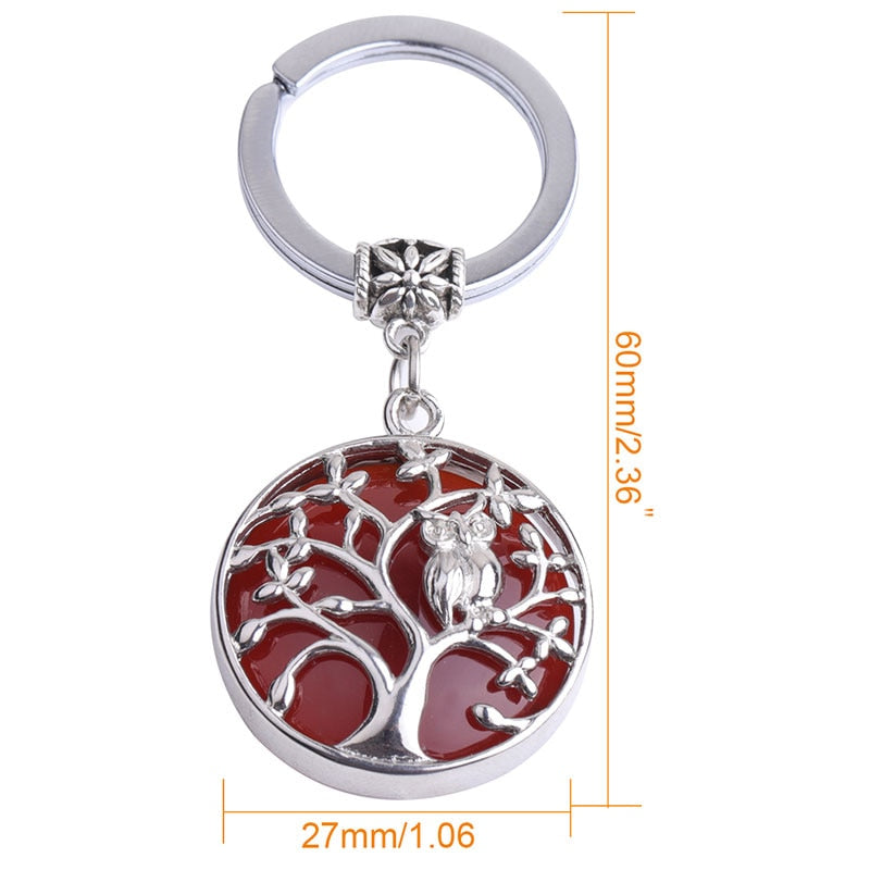 Natural Stone Keychains