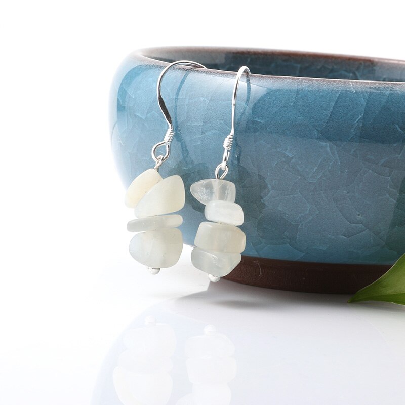 7 Chakra Long Fringed Drop Earrings