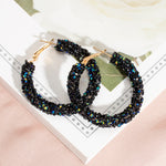 Fashion Crystal Water Drop Dangle Earrings