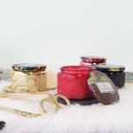 Candle Cup Color Relief Candlestick Glass Candles Jars