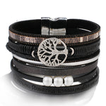 Tree Of Life Women Leather Bracelet