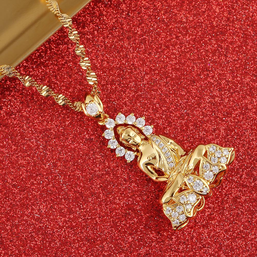 Amitabha Buddha Buddhist Pendant Necklace
