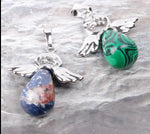Natural Stones Angels Pendant for Necklace