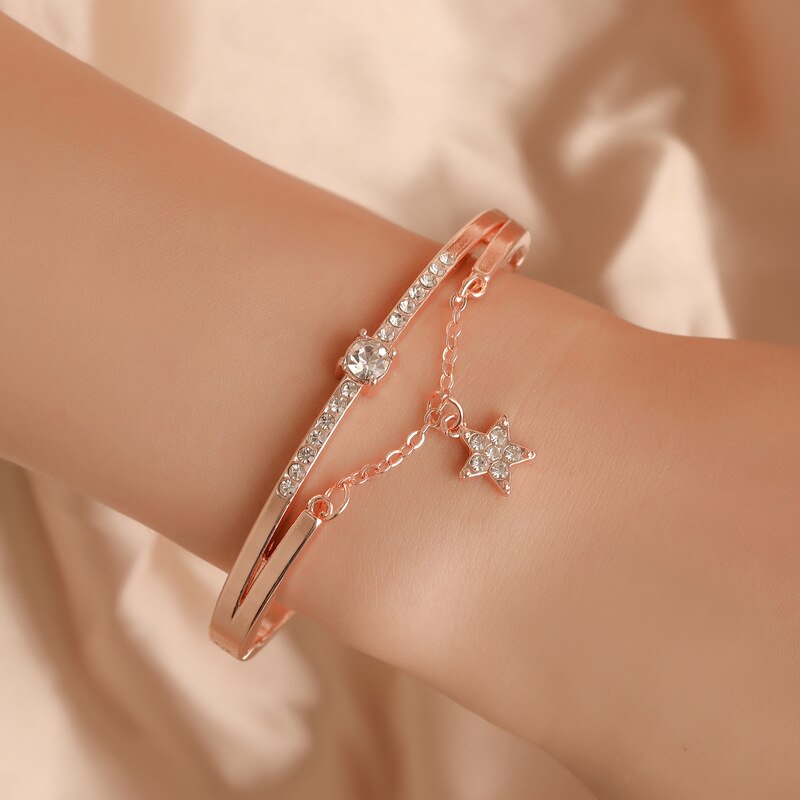 Rose Gold Stainless Steel Bracelets
