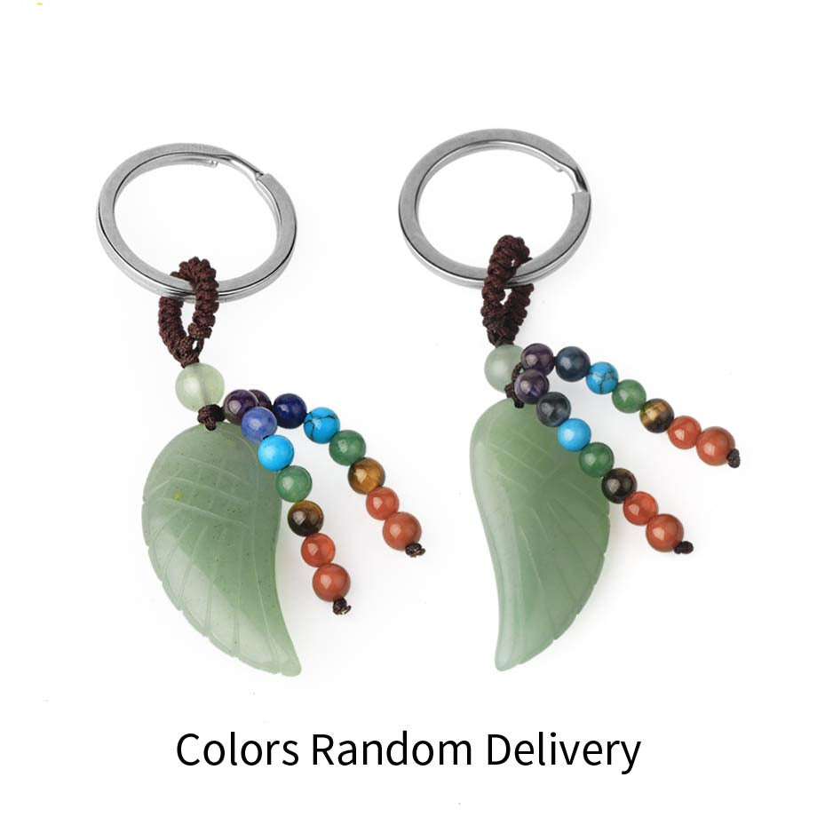 7 Chakras Natural Healing Crystal Keychain