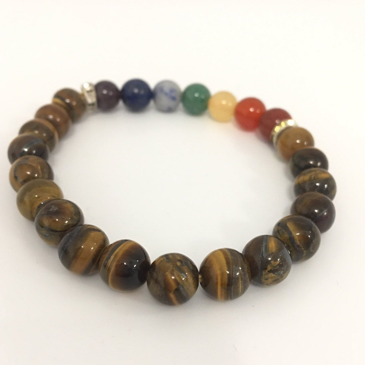 Bracelet 7 Chakra - Tigers Eye