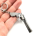 Black Color Machine-Gun Model Key Ring