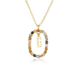 925 Sterling Silver Gold Letters 