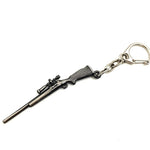 Black Color Machine-Gun Model Key Ring