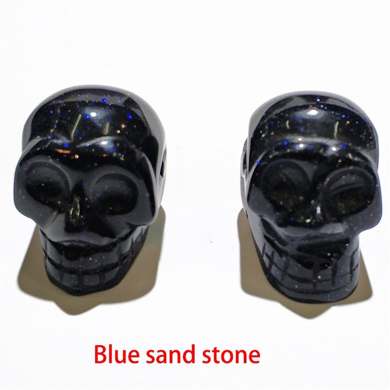 Crystal Skull Ghost Head Statue Figurine