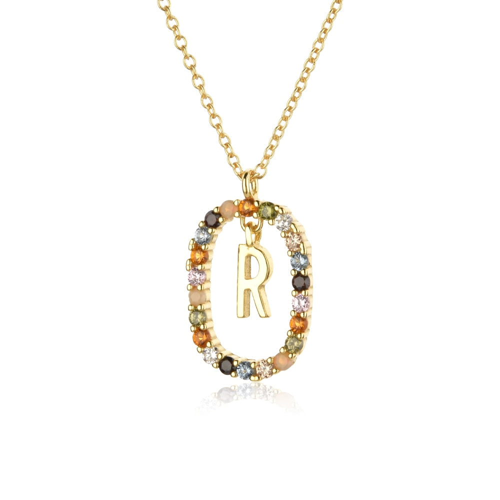 925 Sterling Silver Gold Letters 