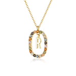 925 Sterling Silver Gold Letters 