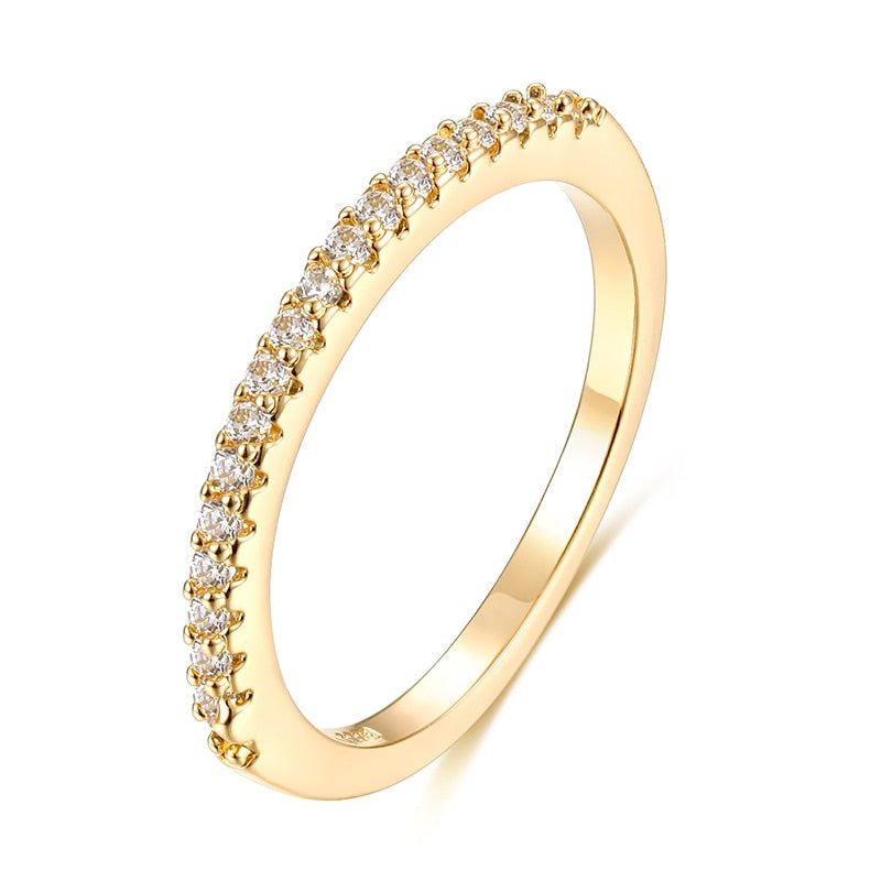 Cubic Zirconia Engagement Crystal Rings