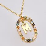 925 Sterling Silver Gold Letters 