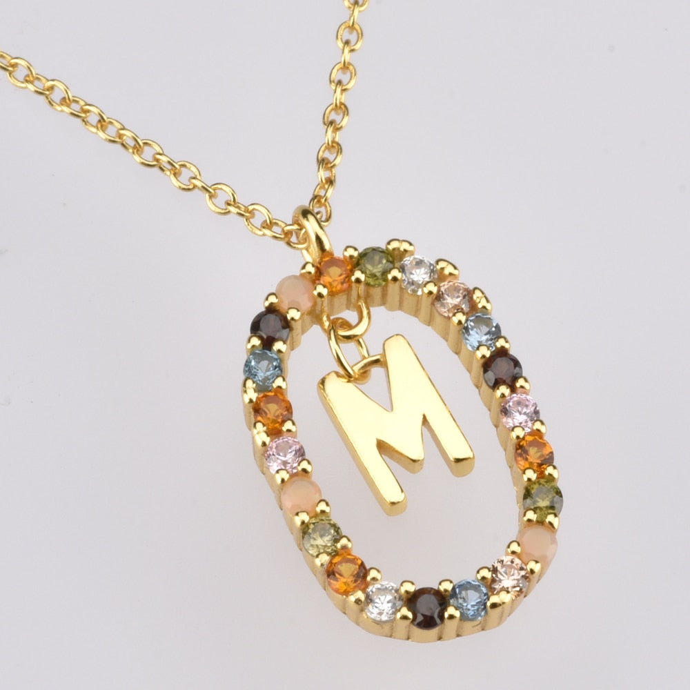 925 Sterling Silver Gold Letters 