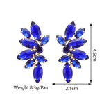 Dark Blue Series Long Dangle Drop Earrings