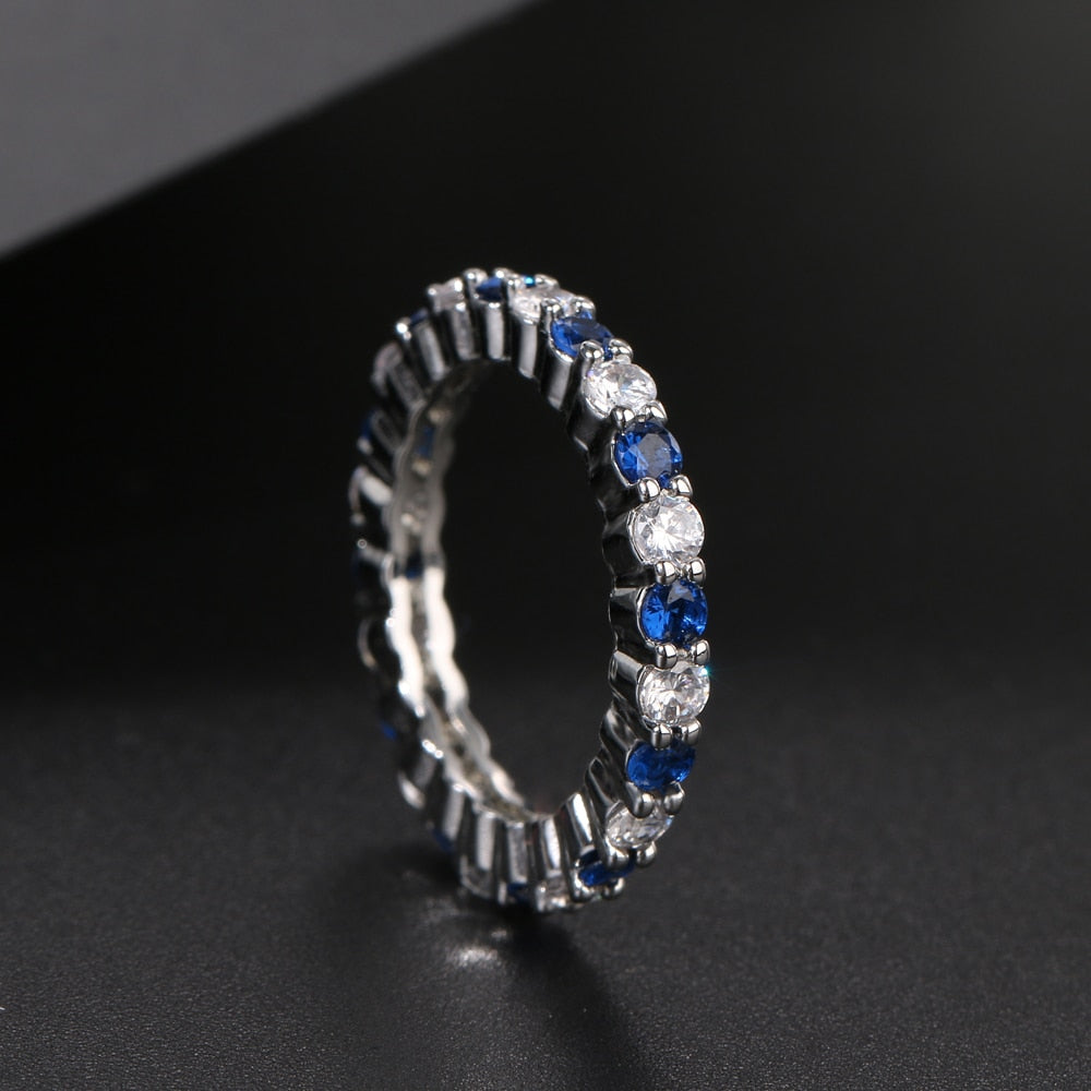 Cubic Zirconia Engagement Crystal Rings