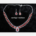 Trendy Blue Water Drop Rhinestones