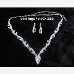 Trendy Blue Water Drop Rhinestones