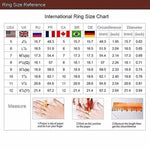 Elegant Gold Color Zircon Red Crystal Ring