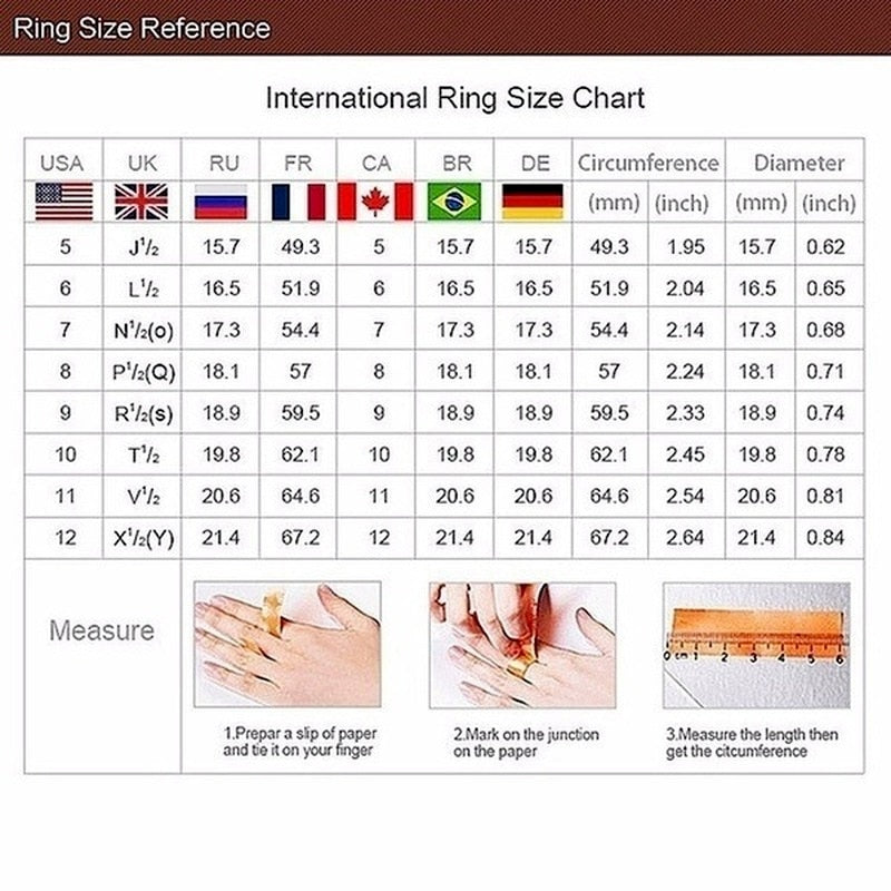 Elegant Gold Color Zircon Red Crystal Ring