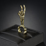 Double Head Snake Adjustable Rings