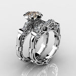 Elegant Gold Color Zircon Red Crystal Ring