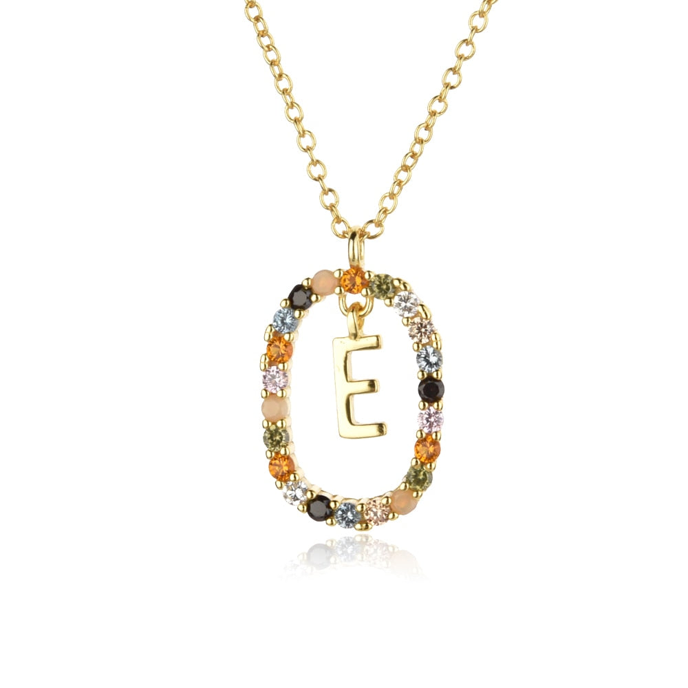 925 Sterling Silver Gold Letters 