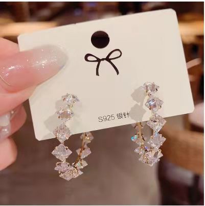 Pearl Crystal Butterfly Tassel Fairy Earrings