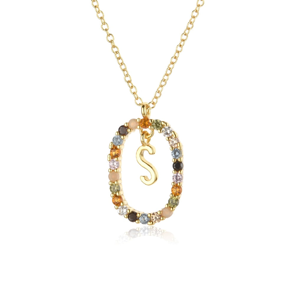 925 Sterling Silver Gold Letters 