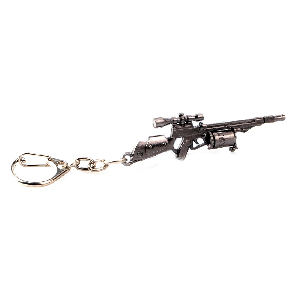 Black Color Machine-Gun Model Key Ring