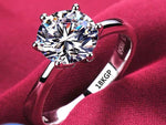18K White Gold Zirconia Wedding Ring
