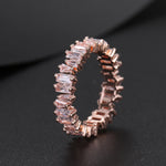 Cubic Zirconia Engagement Crystal Rings