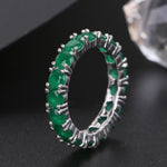 Cubic Zirconia Engagement Crystal Rings