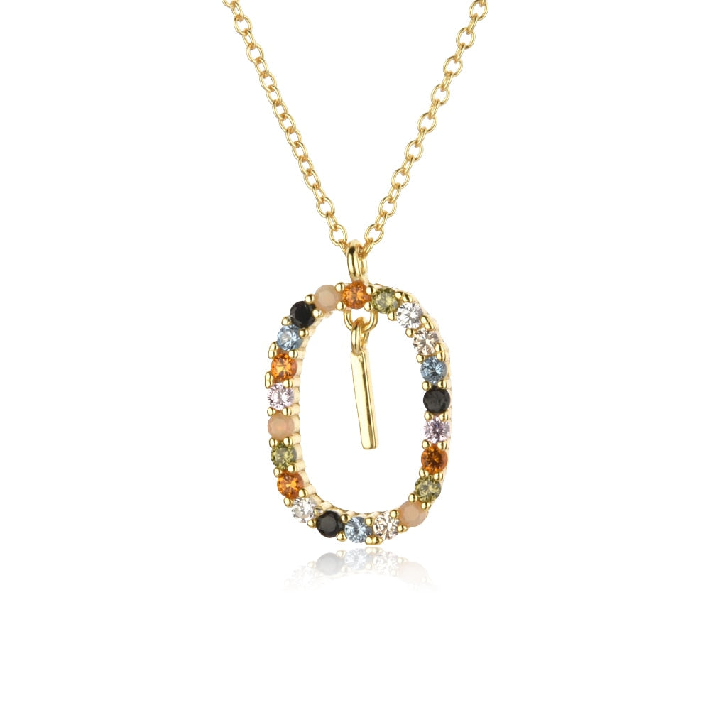 925 Sterling Silver Gold Letters 