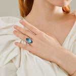 Vintage Rainbow Topaz Rings