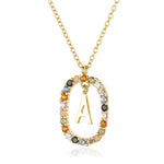 925 Sterling Silver Gold Letters 